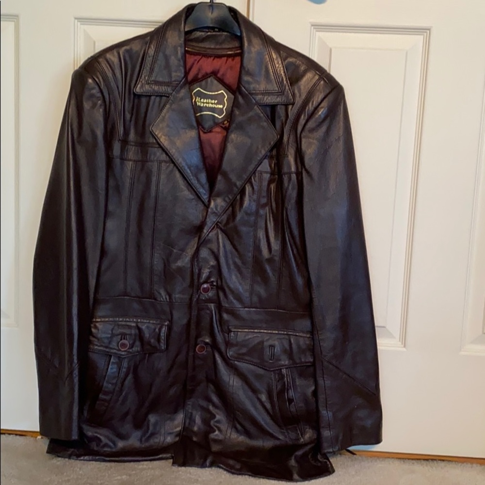 Real Leather winter/spring jacket